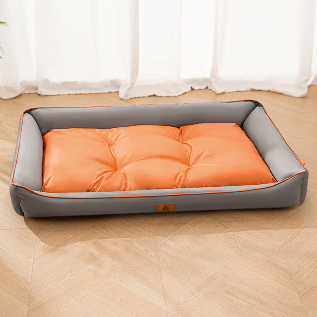 Soft Sleeping Pet Mat, Waterproof Dog Bed for Big Dogs & Cats, Summer Cooling Breathable Design with Non-Slip Bottom