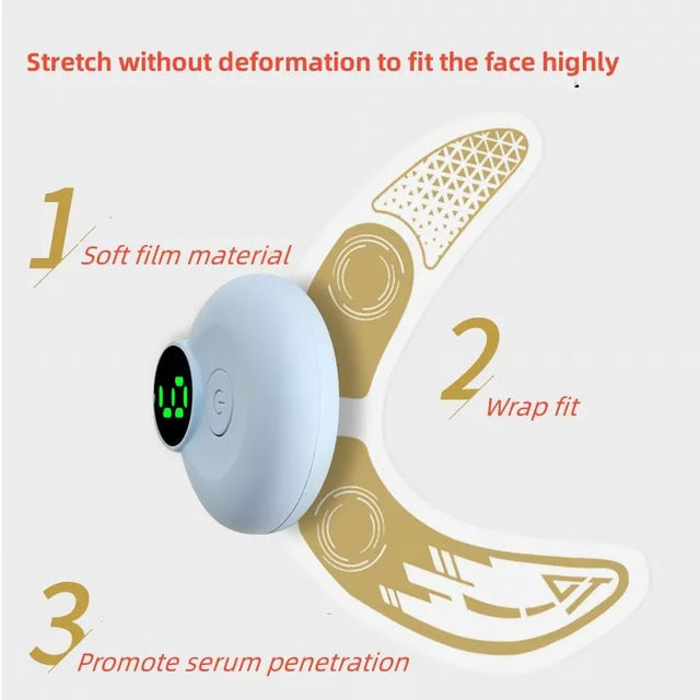Eye Mask Patch Face Eye Massager Muscle Stimulator for Anti-Aging, Dark Circles, Eye Bags, Beauty Lift & Fatigue Relief
