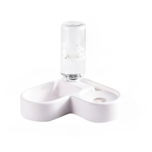Automatic Water Dispenser Double Bowl, Dog Food Bowl Cat Food, Anti-Tip Design Pet Supplies